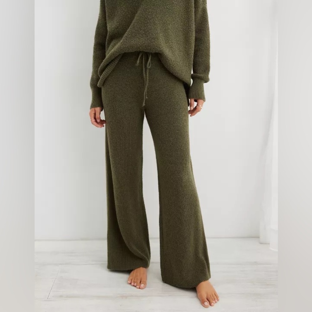 NWT! Aerie olive lounge pants!
